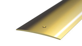 Connection section, brass - brass polished