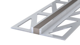 Aluminium expansion joint section - alu / grey