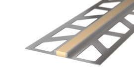 Expansion joint section, stainless steel - stainless steel / beige
