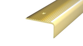 Stair nosing - brass polished