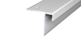 LED stair nosing - silver