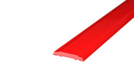 Insert for stair nosings - plane - red