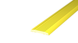 Insert for stair nosings - fluted - yellow