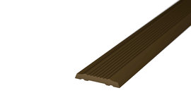 Insert for stair nosings - fluted - brown