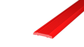 Insert for stair nosings - fluted - red