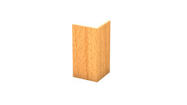 Corner protective square - beech