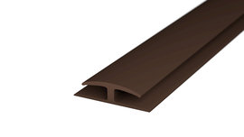 Border section double-sided - brown