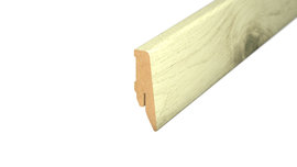 Wall skirting board for laminate - White Oak