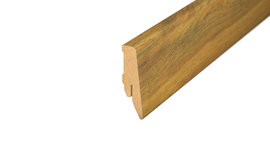 Wall skirting board for laminate - copper beech