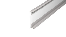 Slide-in wall skirting - silver