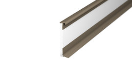 Slide-in wall skirting - champagne