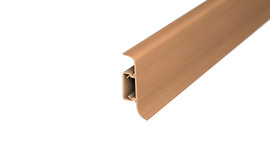 Skirting board with cable duct - beech