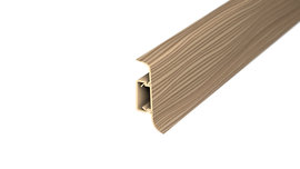 Skirting board with cable duct - Canadian spruce