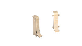 Profile ties for skirting board - maple