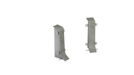 Profile ties for skirting board - stone grey