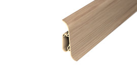 Cable duct skirting - rustic oak