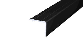 Angle edge - black powdercoated (RAL 9005)