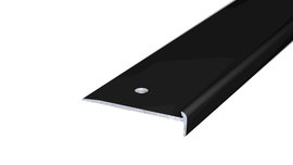 Treppenkantenprofil - schwarz pulverbeschichtet (RAL 9005)