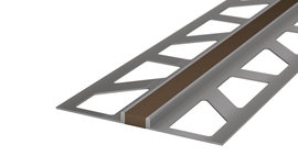 Expansion joint section, stainless steel - fawn brown