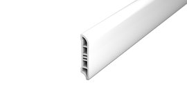 Hollow chamber skirting board "Cellpro 60" - white