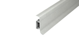 Skirting board with cable duct - Cloudy grey