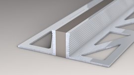 Aluminium expansion joint section